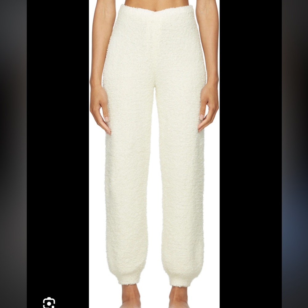 Skims Off-White Cozy Knit Jogger Lounge Pants
